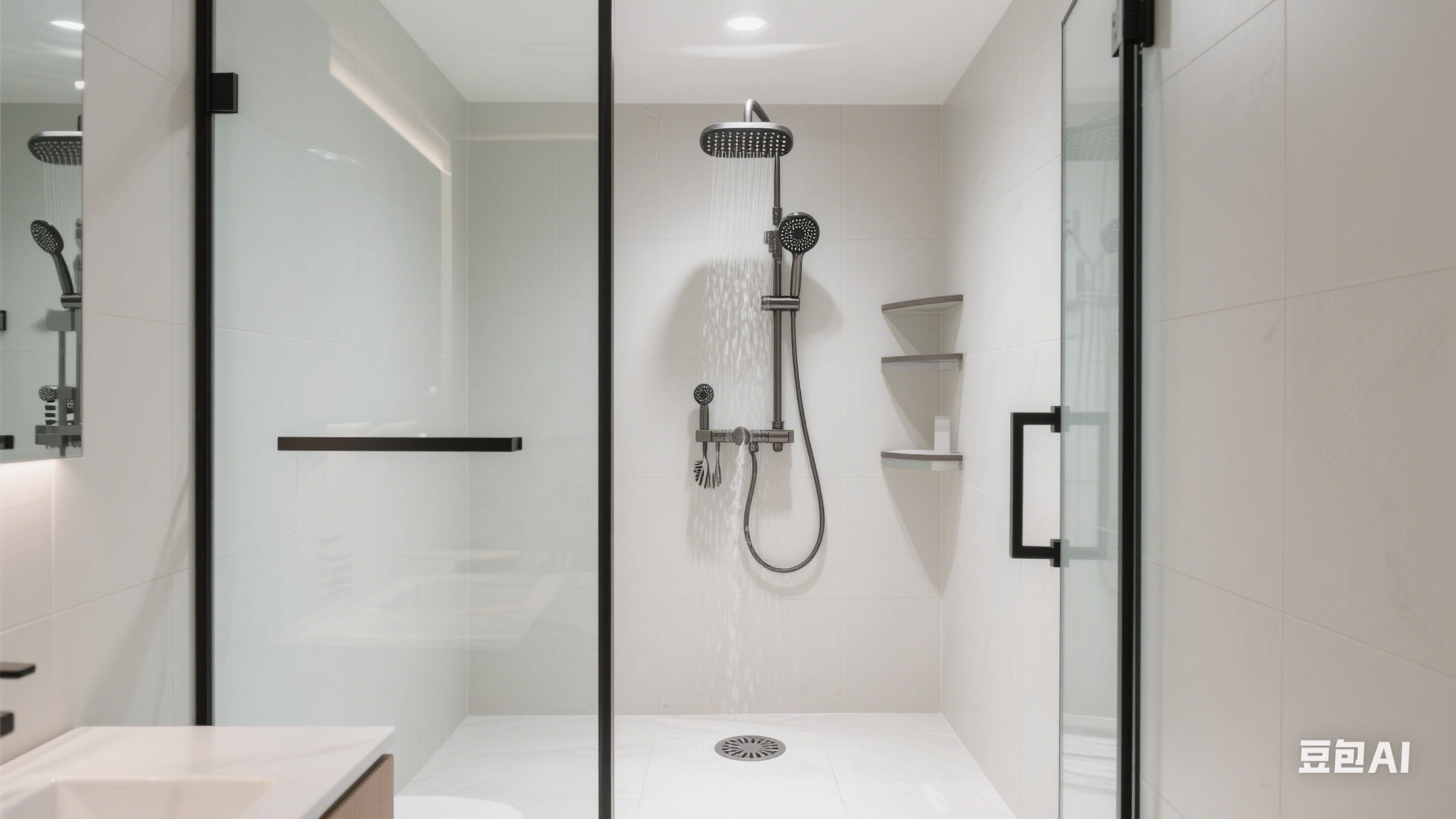 Comfortable and Relaxing Shower Area