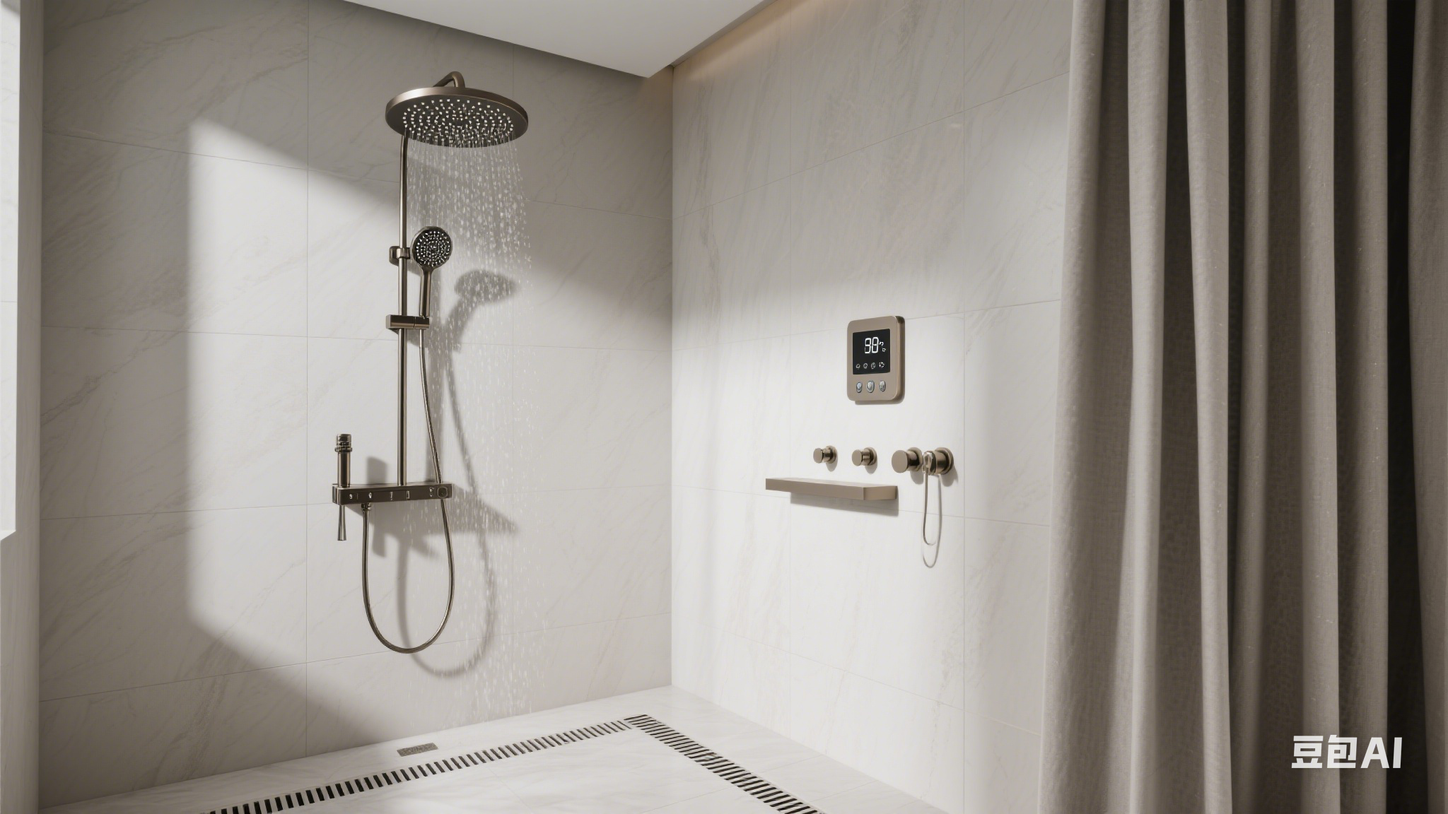 Hotel Guest Room Shower Area